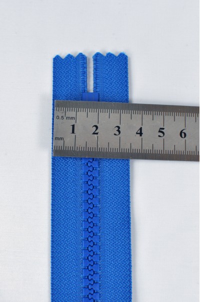 ZIP007  1號拉鏈 單頭拉鏈 樹脂膠牙拉鏈 密尾拉鏈 不設單獨拉鍊訂購 側面照